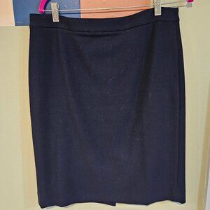 Navy j crew no. 2 pencil skirt, size 10